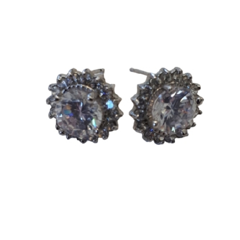 Crystal studs - Picture 2 of 2